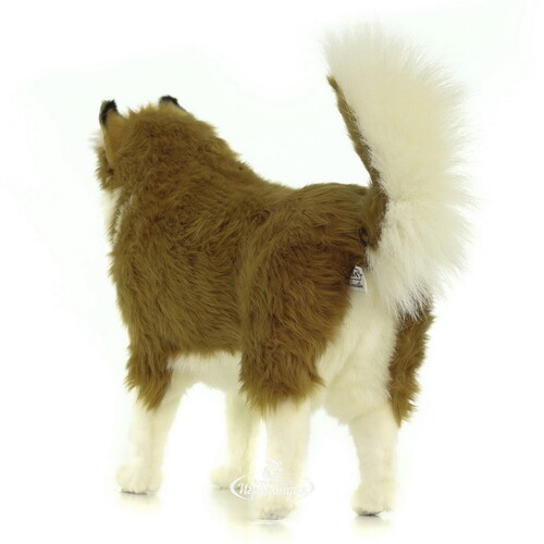 Мягкая игрушка собака Хаски коричневая 50 см Hansa Creation