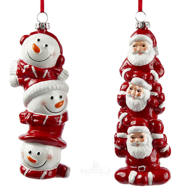 Елочная игрушка Деды Морозы - Lastinham Pyramid 15 см EDG