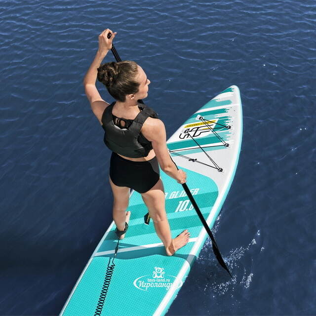 Надувной сап борд SUP Aqua Glider Set 320*79 см с аксессуарами Bestway