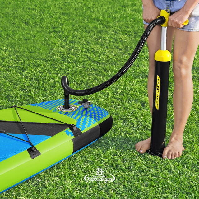 Надувной сап борд SUP Aqua Excursion Tech Set 381*79 см с аксессуарами Bestway