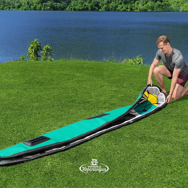 Надувной сап борд SUP Aqua Wander Travel 305*84 см с аксессуарами Bestway