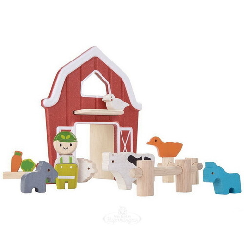Игровой набор Ферма, дерево Plan Toys