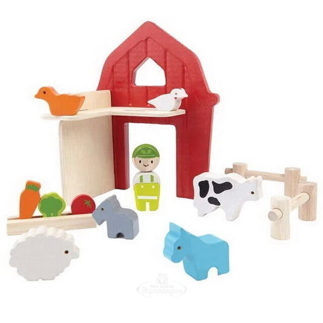 Игровой набор Ферма, дерево Plan Toys (План Тойс)