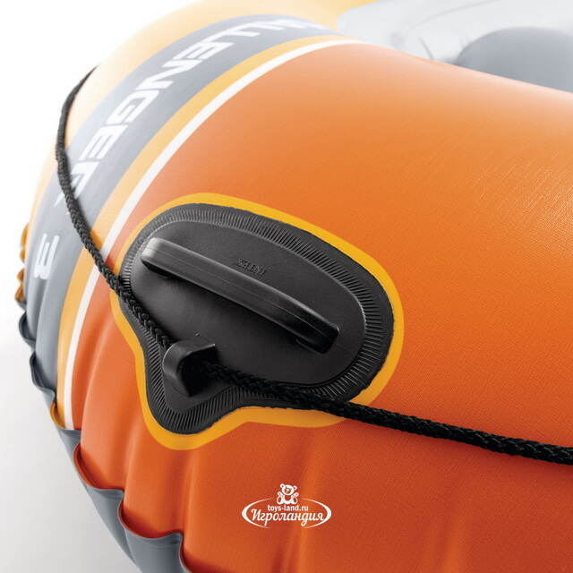 Надувная лодка Challenger (Челленджер) трехместная 295*137*43 см + насос и весла INTEX (Интекс)
