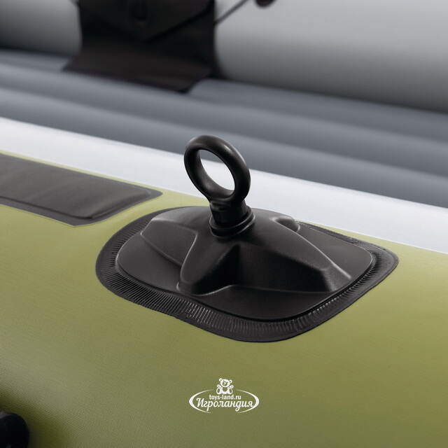 Надувная лодка Seahawk (Сихоук) четырехместная 351*145*48 см + насос и весла INTEX (Интекс)
