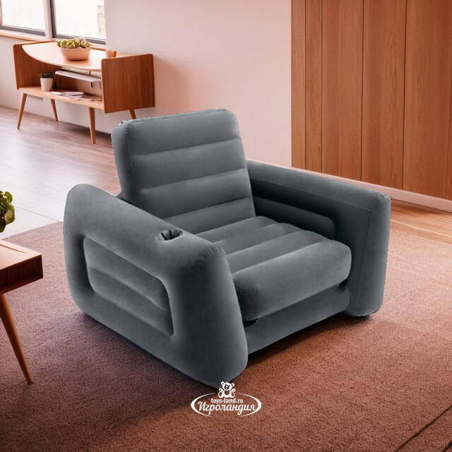 Надувное кресло-кровать Pull-Out Chair 117*224*66 см INTEX