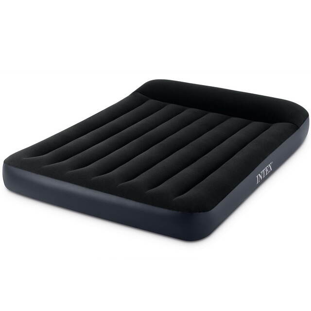 Надувной матрас с насосом Pillow Rest Classic 137*191*23 см INTEX