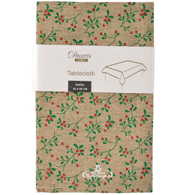 Скатерть Нарядные Ягодки 80*80 см Kaemingk
