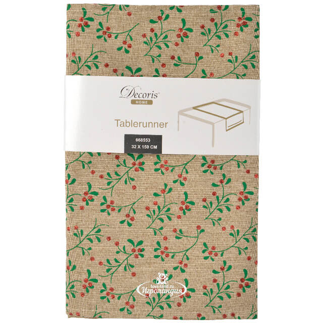 Дорожка на стол Нарядные Ягодки 150*32 см Kaemingk