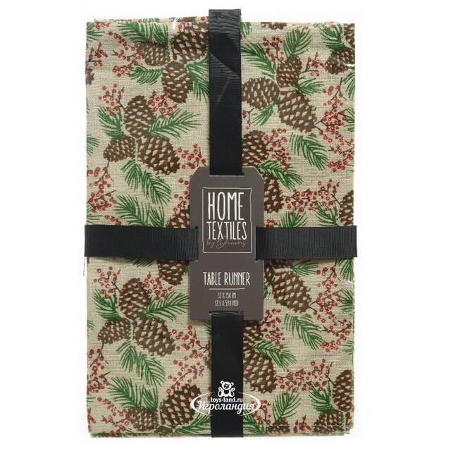 Дорожка для стола Аригано: Хвойный Лес 150*32 см Kaemingk