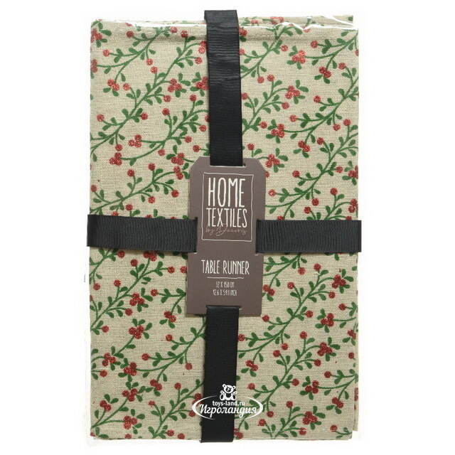 Дорожка для стола Аригано: Брусничный Сбор 150*32 см Kaemingk