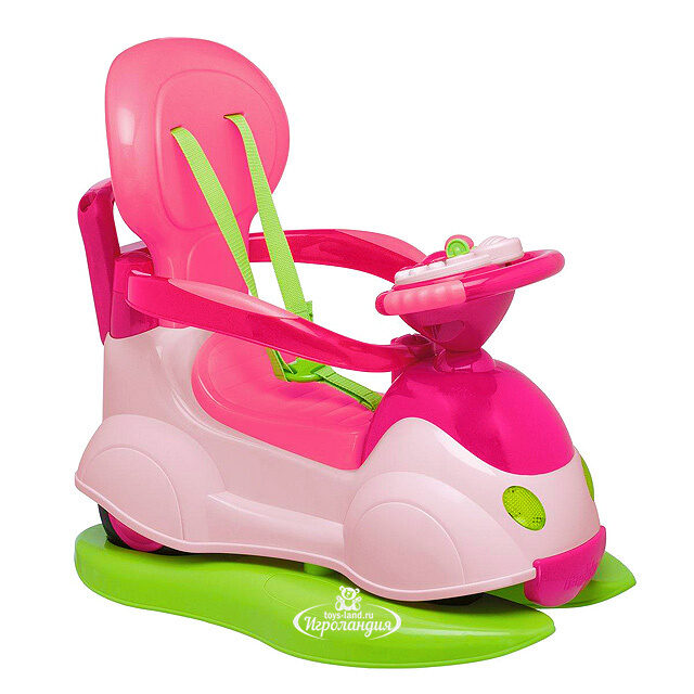 Машина-каталка 4 в 1, цвет Girl Chicco