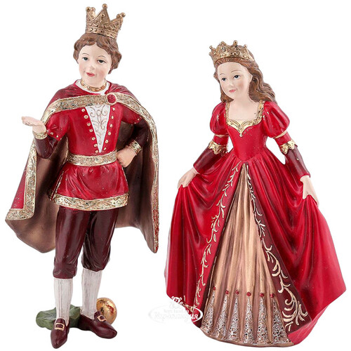 Набор декоративных фигурок Принц Эрван и Принцесса Армель 22-24 см, 2 шт EDG