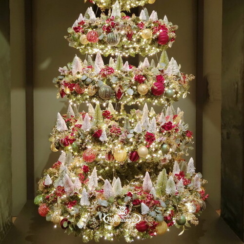 Набор декоративных украшений Little Redwood 8-14 см, 4 шт, клипса Kaemingk