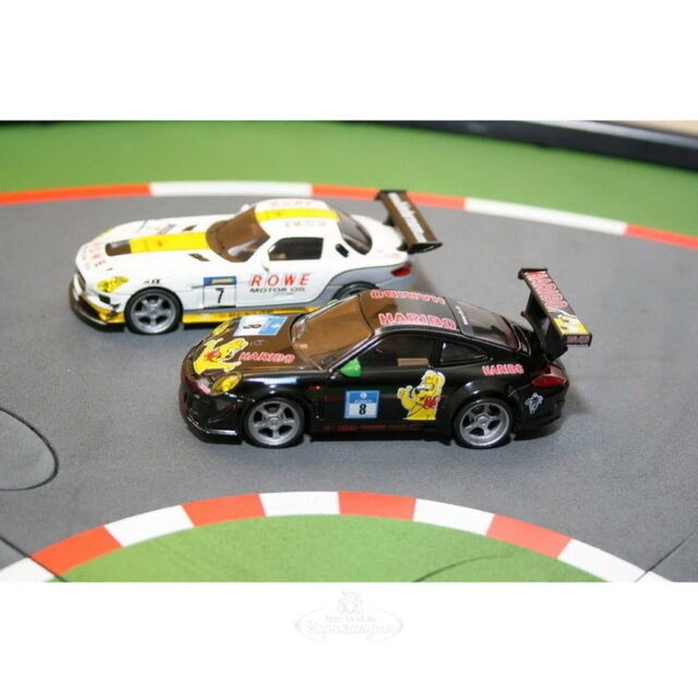 Набор машинок на радиоуправлении Siku Racing + автотрек и аксессуары SIKU