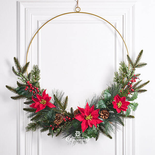 Венок декоративный Julekrans 60 см Kaemingk
