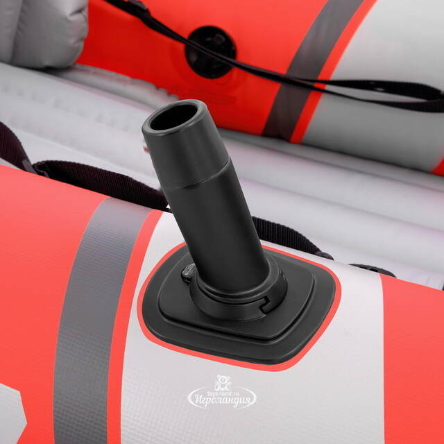 Надувная байдарка Excursion Pro двухместная 384*94*46 см + насос и вёсла INTEX