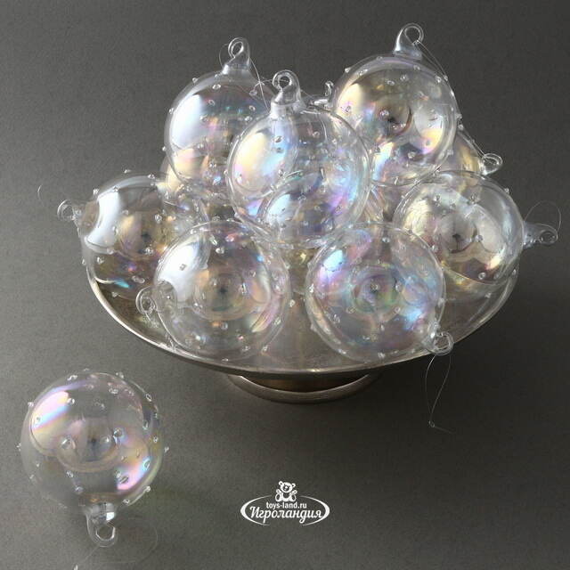 Набор стеклянных шаров Piccola Bolla Magica 8 см, 12 шт EDG