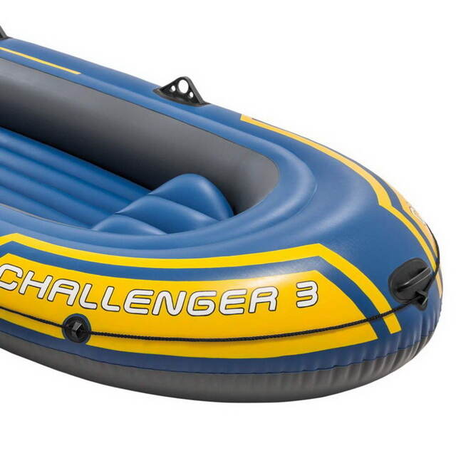 Надувная лодка Challenger-3-Set трехместная 295*137*43 см + насос и весла INTEX