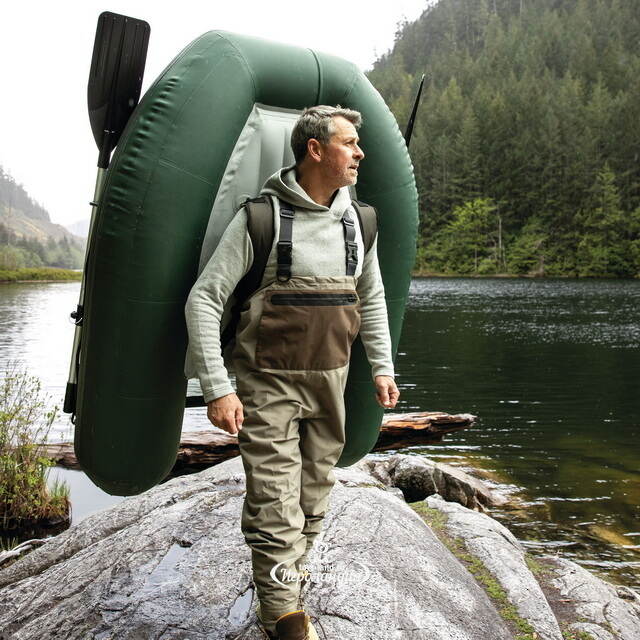Надувная лодка для рыбалки Big Catch Pro 165*119*38 см + насос и весла INTEX