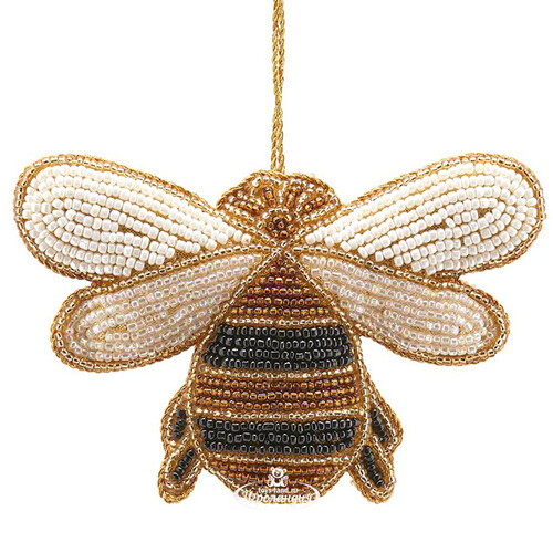 Елочная игрушка Пчела Эттелия - Медовые Грезы 12 см, подвеска EDG