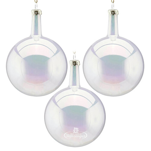 Набор стеклянных шаров Viva Lamberto - Faire le Сon 8 см, 6 шт EDG
