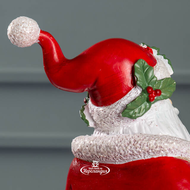 Фигура Дед Мороз - The Christmas Guest с фонариком 35 см EDG