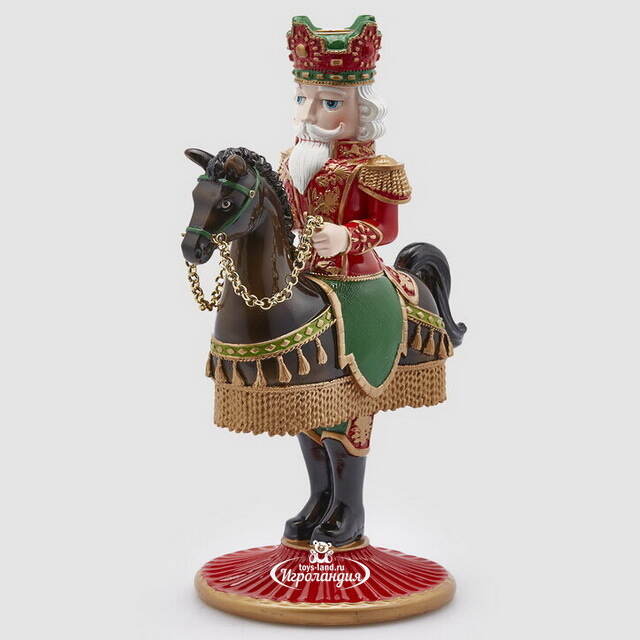 Декоративный подсвечник Щелкунчик - Prince Theodore Christmas 33 см красный EDG