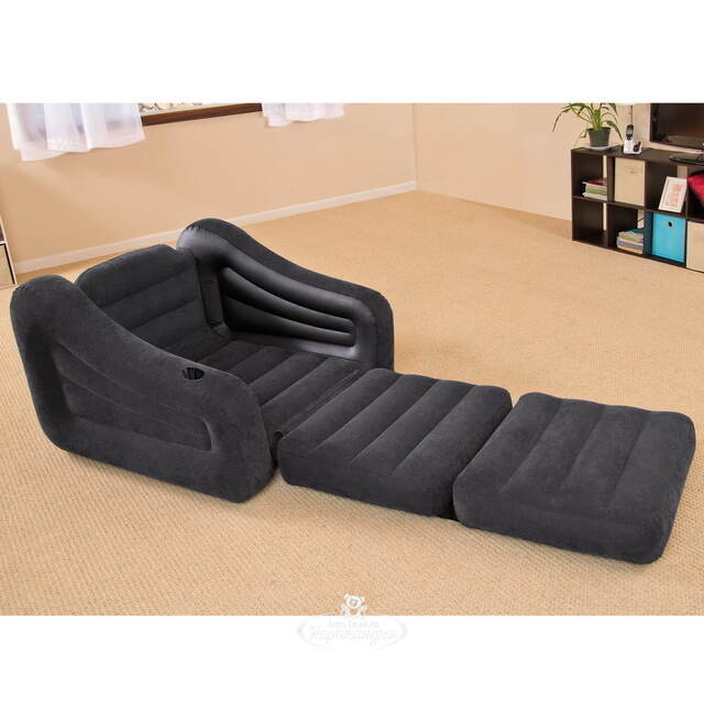Надувное кресло кровать 109*221*66 см INTEX