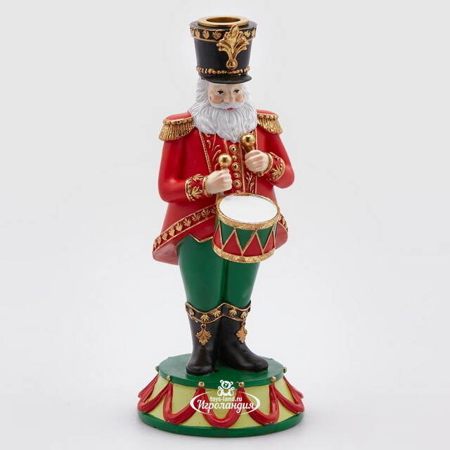 Декоративный подсвечник Гвардеец - Барабанщик Луис из цирка 25 см , подвеска EDG