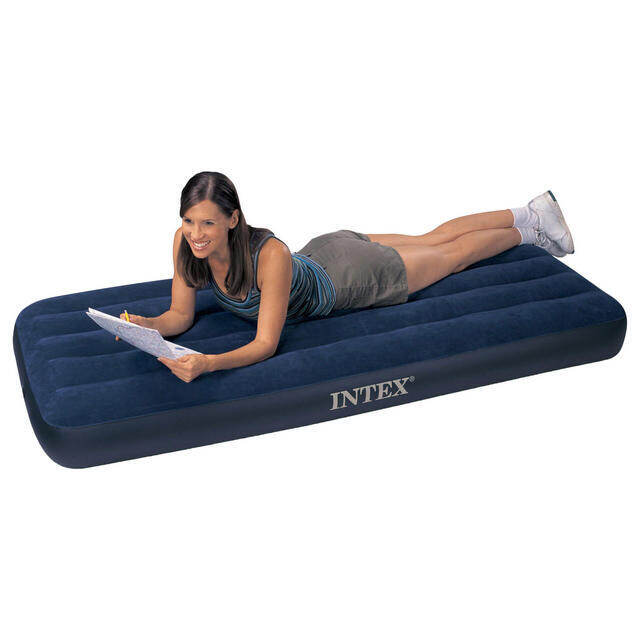 Надувной матрас Classic Downy 76*191*22 см INTEX