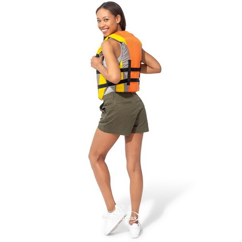 Взрослый спасательный жилет для плавания Swim Quietly INTEX