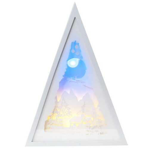Декоративный светильник Домик в Валь Торанс 31 см, 8 LED ламп, на батарейках Star Trading
