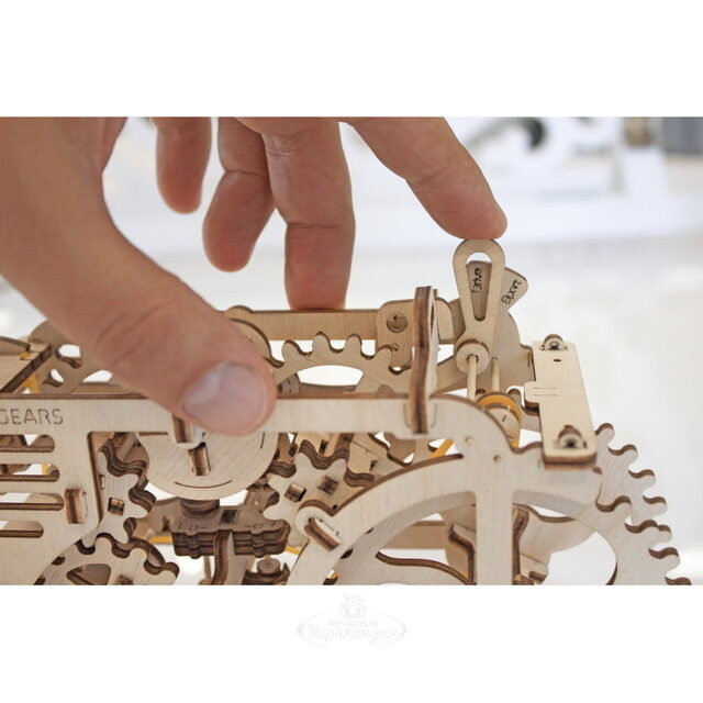 Механический конструктор 3D-пазл Трактор, 20*14 см, 97 эл Ugears