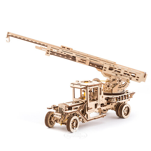 Механический конструктор 3D-пазл Пожарная лестница 34*20 см, 537 эл Ugears
