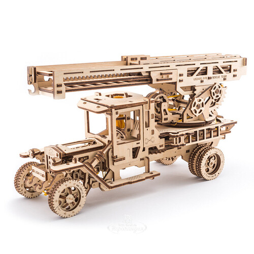 Механический конструктор 3D-пазл Пожарная лестница 34*20 см, 537 эл Ugears