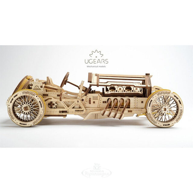 Механический конструктор 3D-пазл Спорткар U-9 Гран-при 35*13 см 348 эл Ugears