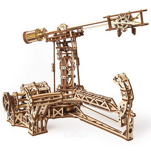 Деревянный конструктор Ugears Авиатор 40*34 см, 726 эл Ugears