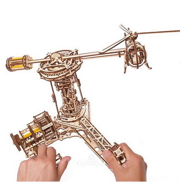 Деревянный конструктор Ugears Авиатор 40*34 см, 726 эл Ugears