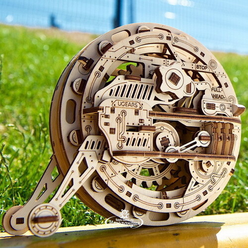 Механический конструктор 3D-пазл Моноколесо 19*16 см, 300 эл Ugears