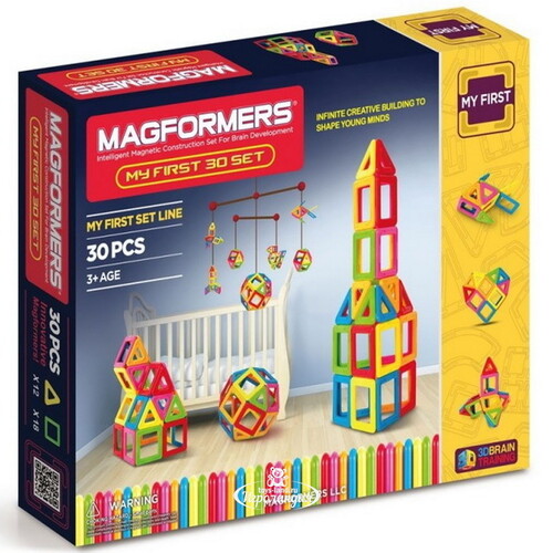 Магнитный конструктор для малышей Magformers My First 30 деталей Magformers