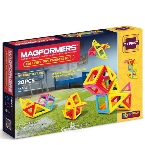 Магнитный конструктор для малышей Magformers My First Tiny Friends 20 деталей Magformers