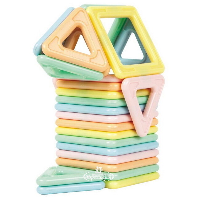 Магнитный конструктор для малышей Magformers My First Pastel Set 30 деталей Magformers