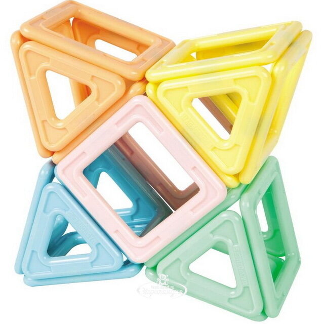 Магнитный конструктор для малышей Magformers My First Pastel Set 30 деталей Magformers