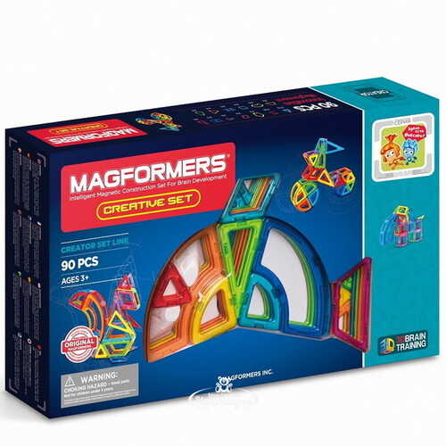 Магнитный конструктор Magformers Fixie Creative Set 90 деталей Magformers