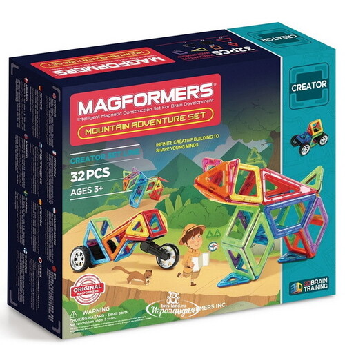 Магнитный конструктор Magformers Adventure Mountain Set 32 детали Magformers