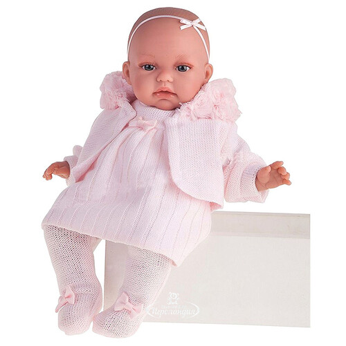 Кукла - младенец Лория 34 см с комплектом одежды и подарочной коробкой говорящая Antonio Juan Munecas