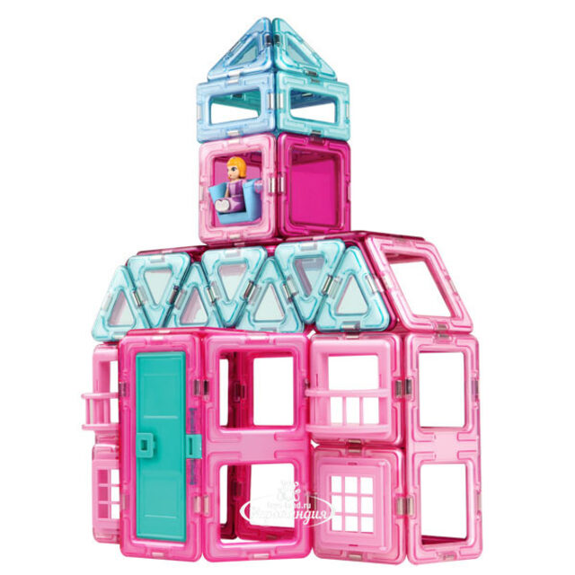 Магнитный конструктор для девочек Magformers Princess castle Set 78 деталей Magformers