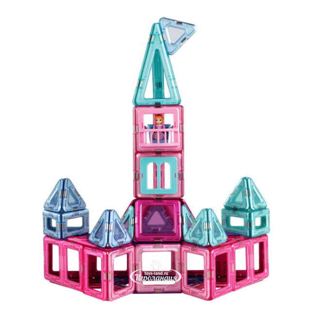 Магнитный конструктор для девочек Magformers Princess castle Set 78 деталей Magformers