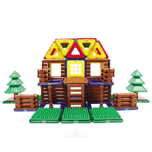 Магнитный конструктор Magformers Log House Set 87 деталей Magformers